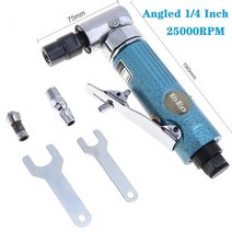 원형 전동 전기 샌딩기 미니 전기 핸드 사포 샌더기toro tr-4168 22000rpm 14 인치 대형 공압 그라인더 기계 에어 연삭 기계 조각 타이어 수리 광택 연마, 각진 유형 25000rpm