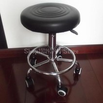리프팅 의자 회전 바 의자 프런트 데스크 의자 아름다운 작은 원형 의자 금전 등록기 실험실 이발 네일 작업 의자, 33x62cm   13