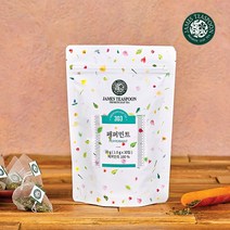 (본사직영) 제임스티스푼 30개입 페퍼민트 삼각티백 프리미엄 힐링 허브차 피라미드티백, 1g