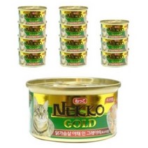 네코 골드 닭가슴살 야채 고양이 사료, 85g, 12개