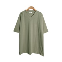 수맘 여성용 베이스 브이넥 반팔 티셔츠