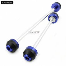 오토바이 전후방 차축 포크 휠 프로텍터 충돌 슬라이더 야마하 YZF R6 2008, 10 F and R Gold 08-16