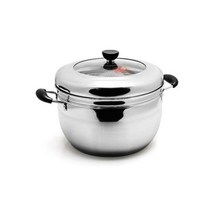 스팀 찜솥-28cm 찜기분리가능 스텐 냄비, 오마켓 본상품선택