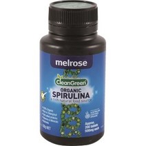 멜로즈 오가닉 스피루리나 500mg 200t Melrose Organic Spirulina 500mg 200t, 200정, 1개