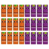 125mlX24팩 크니트니 팩주스 아침건강주스 어린이 유기농음료 팩음료 미니팩음료 오가닉유기농 건강쥬스