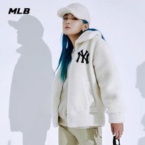 MLB 남녀공용 양털 후리스 자켓 가을 겨울 데일리 캐주얼 아우터 점퍼 카라 집업 폴리스