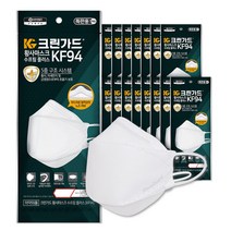크린가드 수프림 플러스 황사마스크 대형 KF94, 100개, 1개입