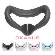 오큘러스 퀘스트2 OKANUS 실리콘 커버 안면폼 악세사리, 블루 클라우드, 1개