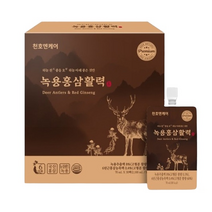 천호엔케어 녹용홍삼활력 70ml x 30팩 쇼핑백 포함, 30개