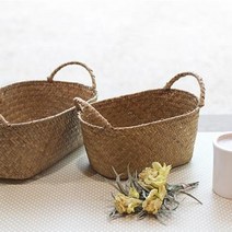 타원형 손잡이 해초바구니 (4size), M