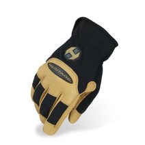 건설 안전 충격방지 작업 장갑 Heritage Stable 장갑 사이즈 8 블랙/탠, Black/Tan_8, 1개