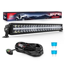 Nilight 76.2씨엠 CM(30인치) LED 조명 바 DRL 240W 24800LM 눈부심 방지 플러드 스팟 오프로드 운전 IP68 픽업 트럭 SUV ATV UTV 보트 4x