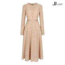 JJ지고트 펀칭 레이스 플레어 원피스 GMAA0OP15