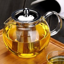 내열유리 투명 티포트 1.3L