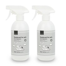 뽀숑 반려동물 탈취제 순수한 무향 500ml x 2개 강아지 고양이 냄새