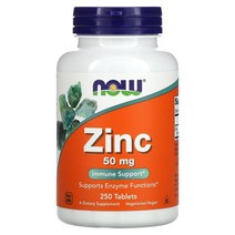 나우푸드 아연 50mg 250타블렛 징크 글루코네이트, 1개, 기본, 250정