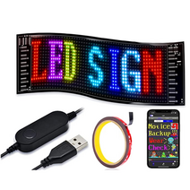 LED전광판 매장 홍보 광고 보드 led matrix screen sign 블루투스 스크롤링 메시지 app control soft led