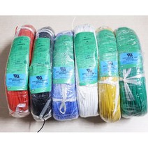 UL3239 3KVDC 24AWG 실리콘전선 Green (0.08mm소선)-m단위 판매, 1개