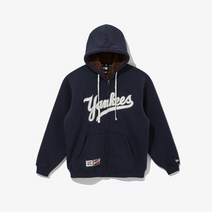 뉴에라 [뉴에라]MLB 쿠퍼스타운 스크립트 뉴욕 양키스 후드 집업 네이비 13338678