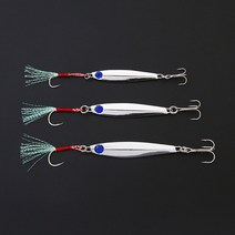 MTF 블루아이 광크롬 메탈지그 40g 트레블훅, 선택완료