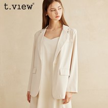 티뷰 솔리드실키박시자켓_V3A-VJK026