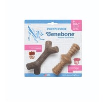 베네본 말랑말랑 퍼피용 덴탈 장난감 자글러 + 덴탈츄 2종세트, 베이컨맛, 1세트
