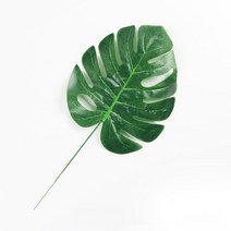 생활살림 인테리어 및 촬영소품 인조 조화 나무 꽃 장식, 인테리어 나뭇잎 Short monstera