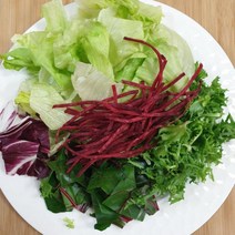 아삭팜 스윗 혼합 믹스 샐러드 1kg 진공포장 대용량