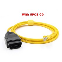 자동차 진단기 esys enet cable for bmw f-serie 새로 고침 숨겨진 데이터 icom 코딩 ecu 프로그래머 obd obd2 스캐너 자동차 진단 자동 도구, cd가 있는 type1