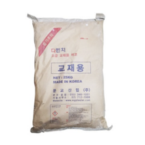 교재용 석고가루 25kg/문교 석고분말/미술 학습 수업용, 5개