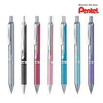 펜텔 에너겔 메탈 볼펜 0.7mm 엘로이 RT 고급 에너겔 알로이 BL407, 블랙