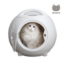 스마트 고양이 펫드라이룸 강아지 드라이기 반려동물 대형견 건조기, 고급형(고풍력/조명/살균기능)