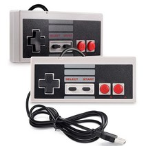 NES 게임용 USB 컨트롤러 2팩 suily PC 레트로 게임패드 조이스틱 라즈베리 파이 윈도우 맥 리눅스 RetroPie 에뮬레이터용