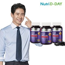 뉴트리디데이 프리미엄 루테인 오메가3 골드 3병 + 쇼핑백, 단품, 단품