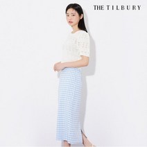 더틸버리 백 밴딩 깅엄 체크 스커트 TM5N0SK04