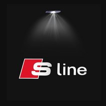 차량셀프도색 자동차보수 2023 자동차 도어 환영 빛 Led HD 프로젝터 램프 아우디 A3 A4 B8 8P 8V A6 C7 A5, 04 SLINE_01 4Pcs