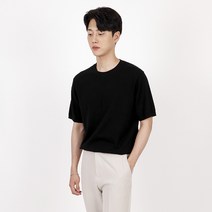 여름 라운드 반팔 니트