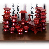 예반 (新) 남원 춘향골 고급 오리목 제기세트 47P -인증