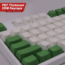 숫자왼쪽키보드 왼손잡이 마우스 키보드 숫자패드 기계식 키보드용 치즈 그린 키캡 GK61 SK61 Anne Pro 2 PC 게임용 PBT OEM 프로필 108 키 슈트 사용자 정의, [2] Side print