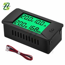 전류계 접지저항측정기 절연저항계 DC 0-300V LCD 디스플레이 디지털 전류 전압 전력 에너지 미터 내장 션, 01 Built-in 50A shunt