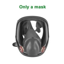 용 도색 스프레이 호흡기 안전 작업 필터 6800 타입 방진 전면 가스 마스크 포름알데히드 보호, Only a mask