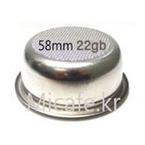 라심발리 커피머신 포타필터 바스켓(M23up M27제외), 5)58mm22gb