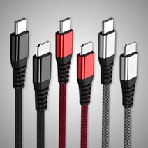 60W C TO 8핀 라이트닝 고속 충전 선 케이블 USB PD 패브릭 8핀 아이폰12 1M 2M, CTO8, 실버, 1.8M