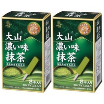 다이센 진한 녹차바 세트 아이스크림, 2박스, 240ml