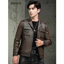 남자가죽재킷 가을 재킷 raymar 명품자켓 트렌디 정품 가을 겨울 부드러운 양피