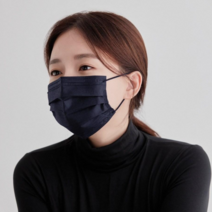 2박스 대형 고래마스크/ 연약한 피부에 부드러운 국내원단, [고래] 딥네이비 2박스 (대형)