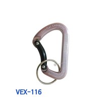 나카바야시 카라비너 VEX-116 (라이트핑크) 후크고리 카라비나 캠핑용 고리