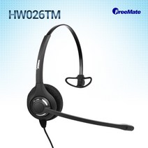 정품 HW026TM 전화기헤드셋/ 단귀형(MONO)/ DH-026TM/해외수출/콜센터, 알카텔/4028/4029/4038/3.5