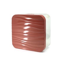 키다리아저씨 무타공 투명 가정용 업소용 점보롤케이스 디스펜서 롤화장지 휴지걸이, 펄 코랄