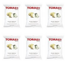 스페인 토레스 파타타스 프리타스 감자칩 블랙 트러플 맛 대용량 125g x 6봉 Torres selecta Patatas Fritas Black Truffle